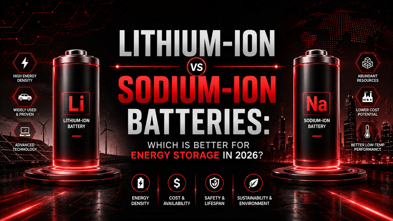 Lithium-Ion vs Sodium-Ion Batteries: Which Is Better for Energy Storage in 2026?