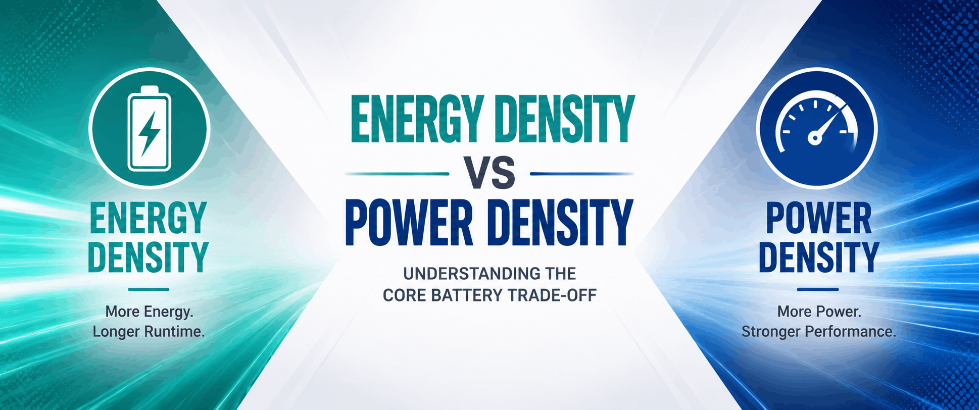 Energy Density vs Power Density: Understanding the Core Battery Trade-Off